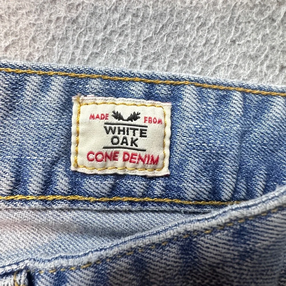 Calvin Klein Jeans Mens 30x32‎ Light Wash Slim White Oak Cone Denim Distressed